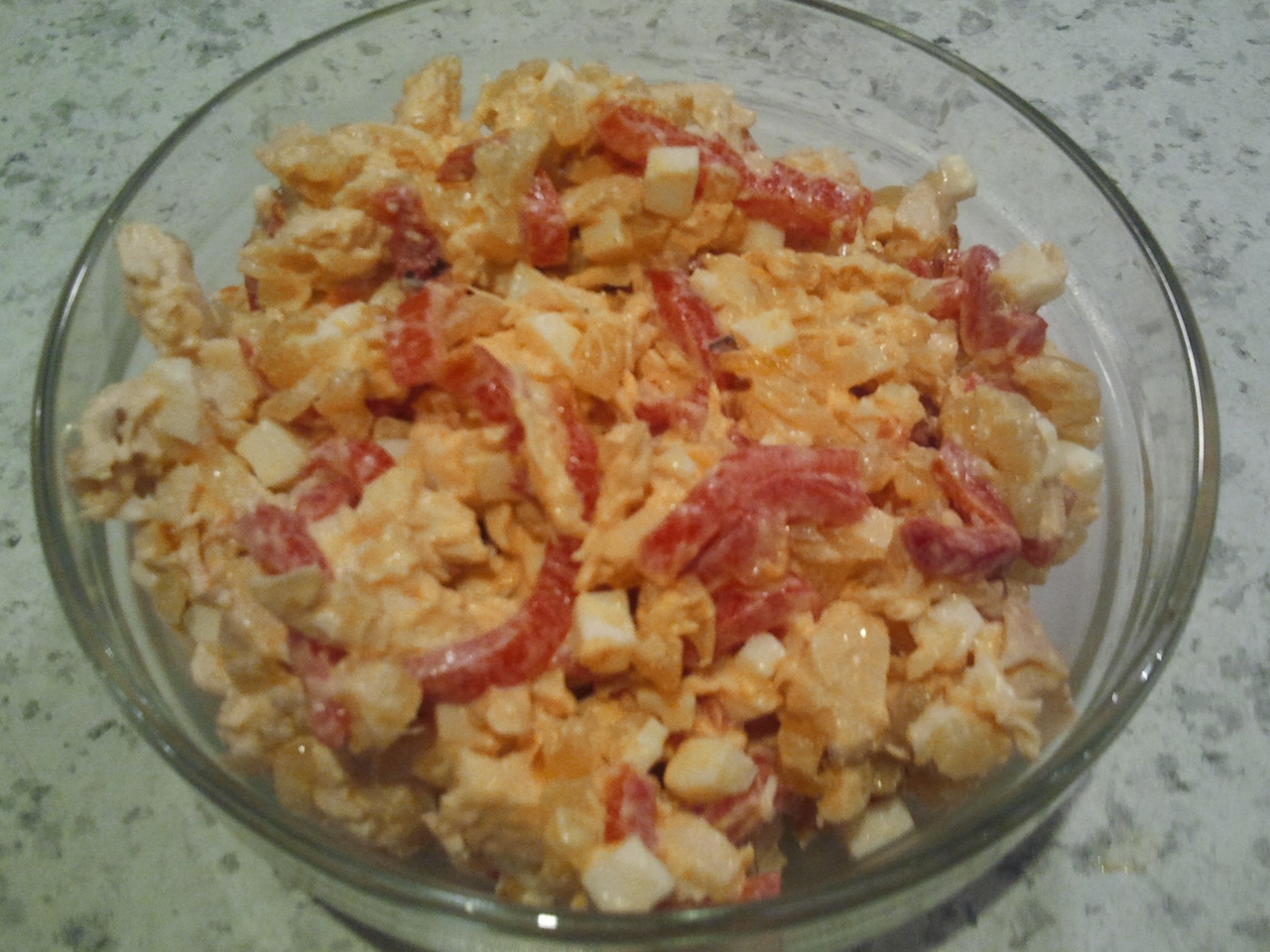 Salad with Marinated Peppers