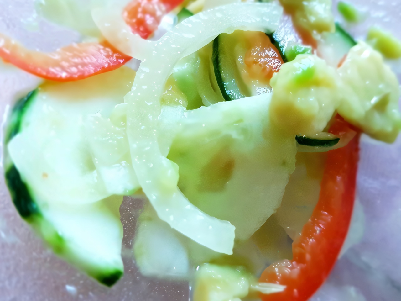 Cucumber and Avocado Salad