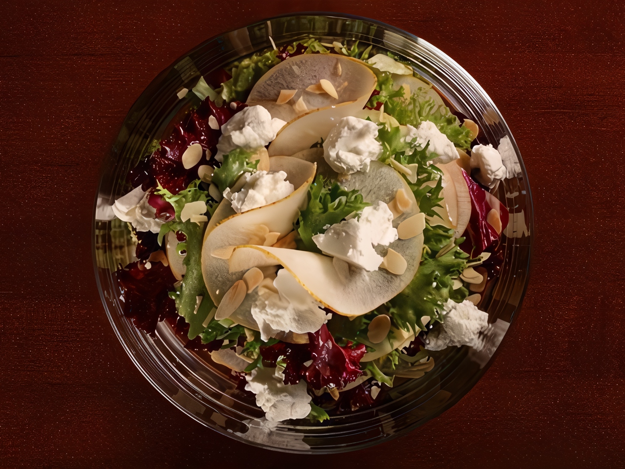 Radicchio Salad with Pears, Ricotta, and Walnuts