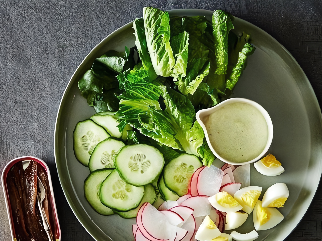 Салат из редиски с яйцом со сметаной - готовим по вкусному рецепту с фото