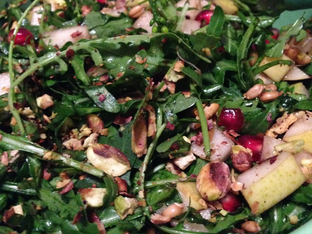 Arugula Salad with Pear and Feta