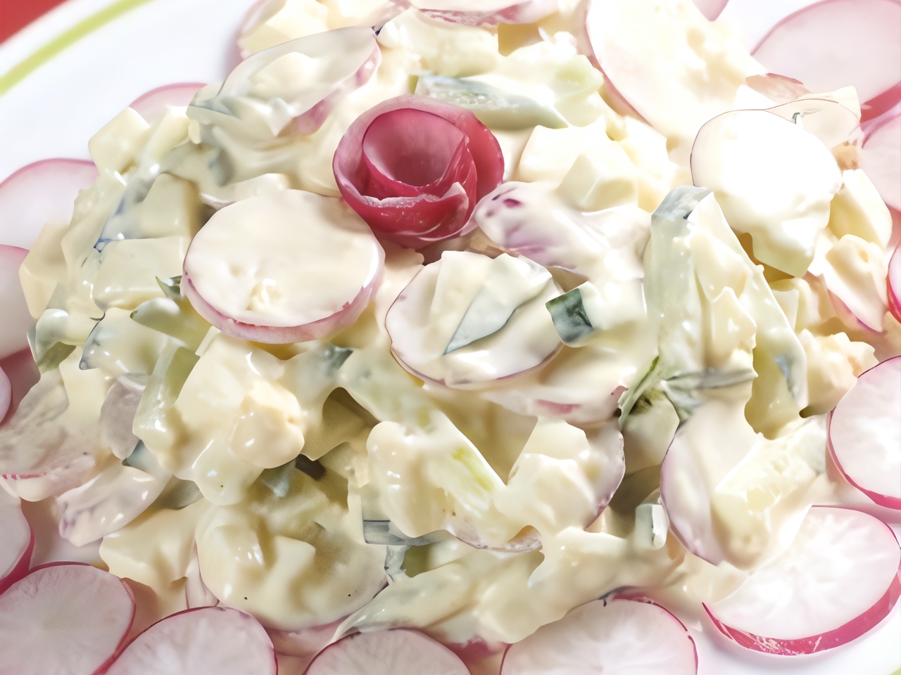 Salad with Cheese and Herbs