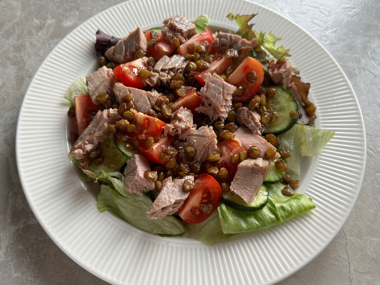 Tuna and Lentil Salad
