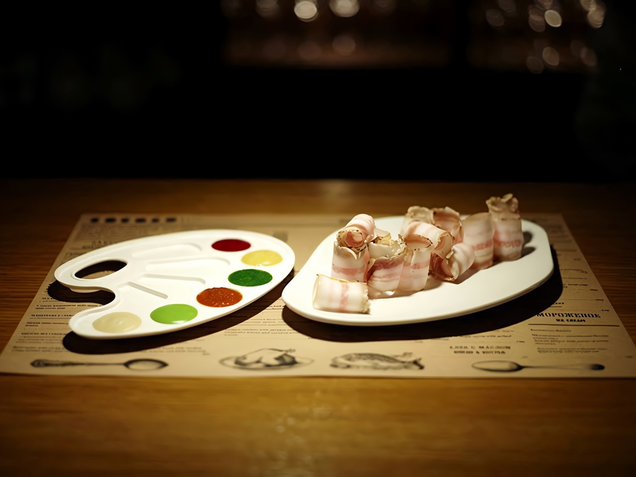 Lard from the Restaurant 'The Gourmet'