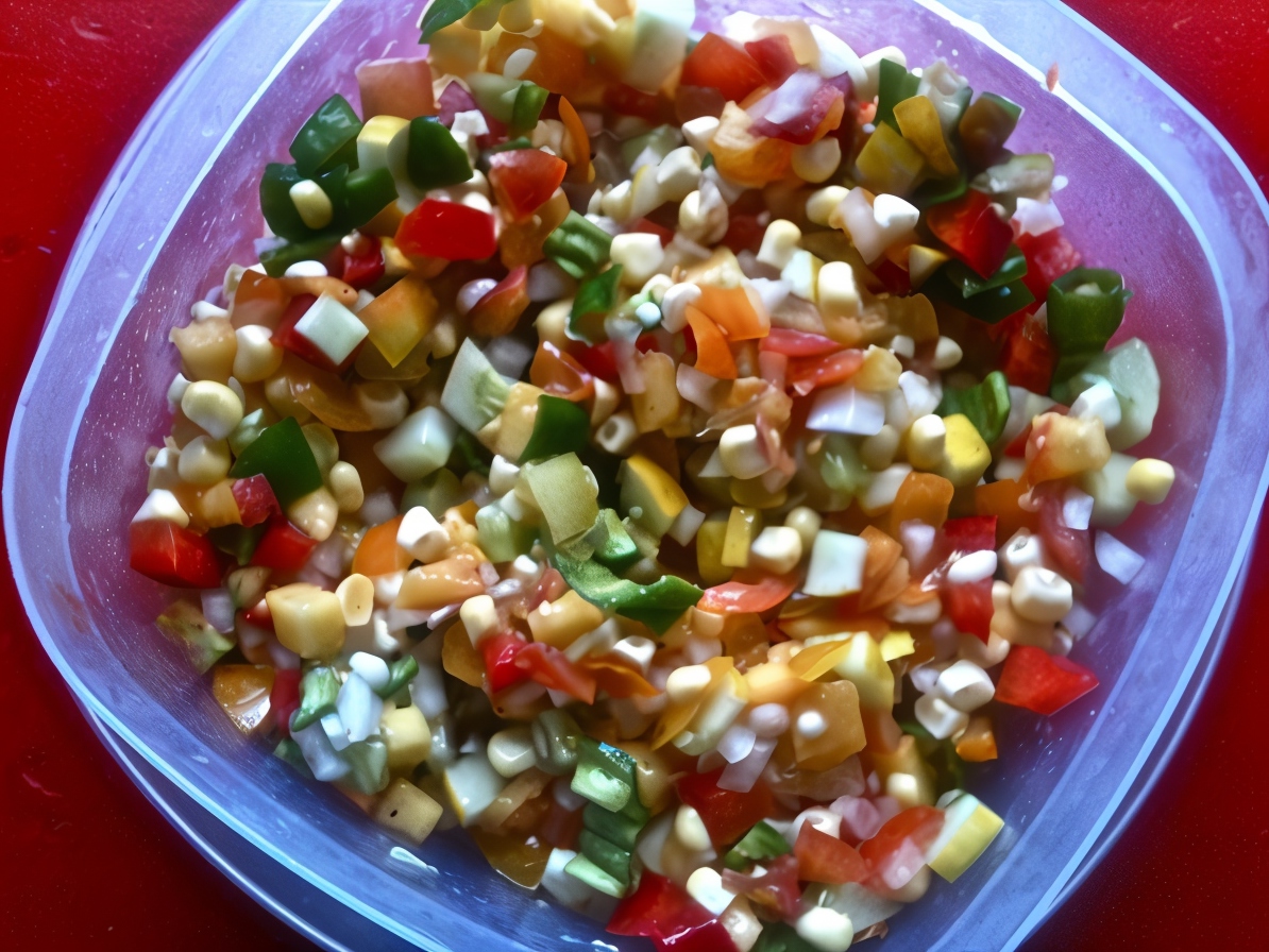 Peach and Corn Salsa