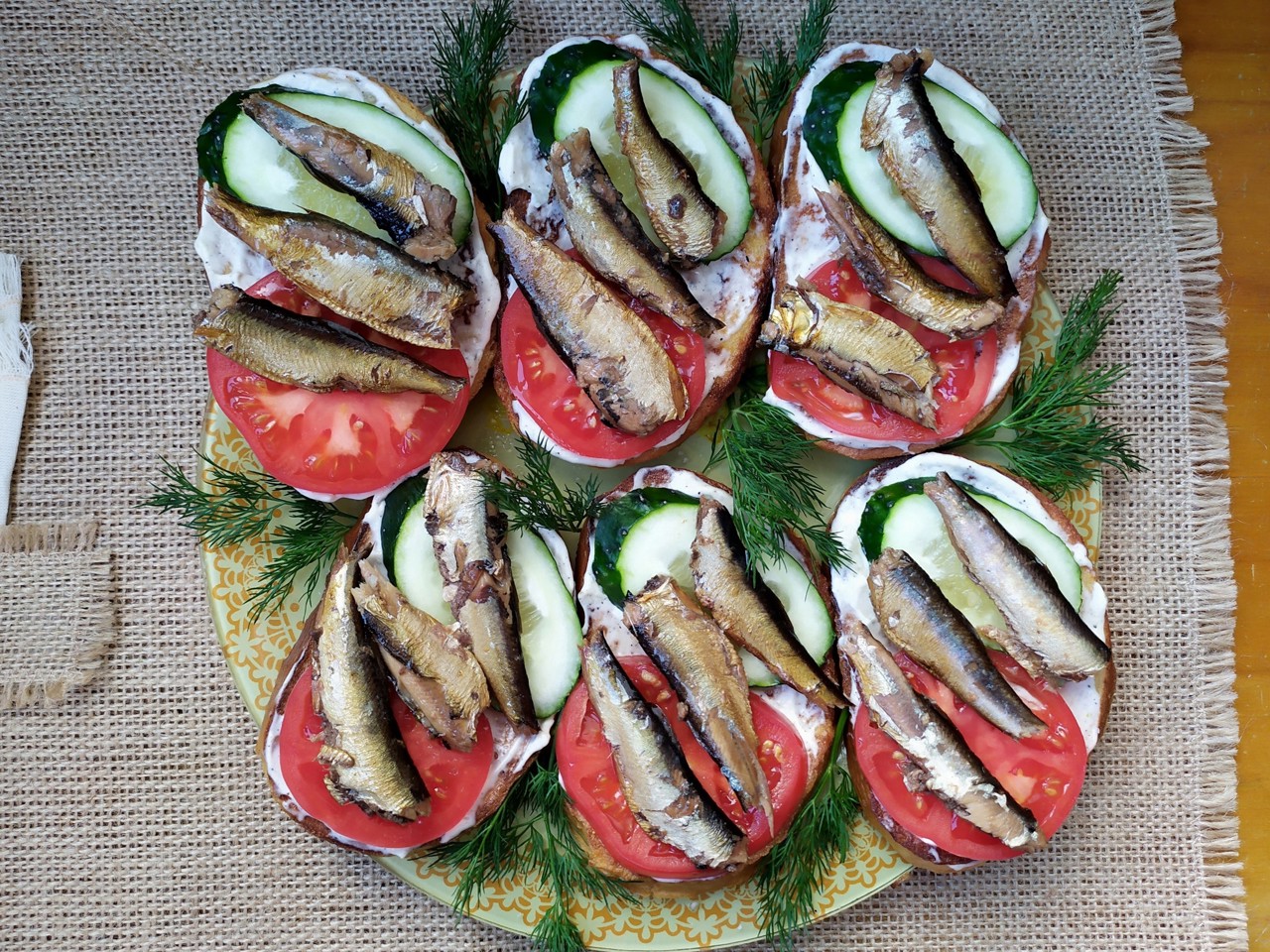 The Most Delicious Sprat Sandwiches