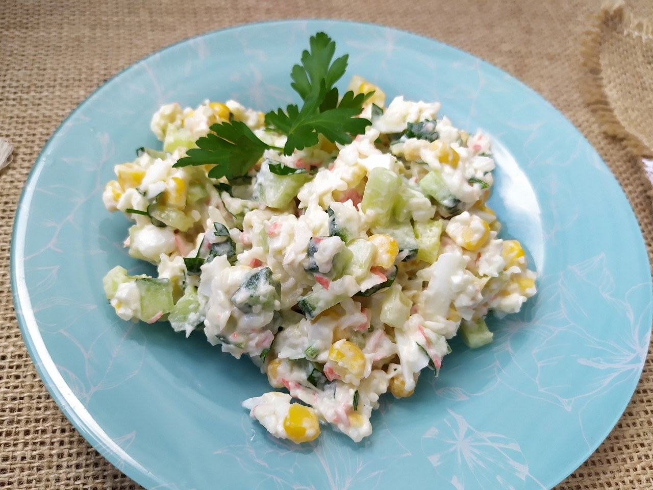 The Most Delicious Crab Salad