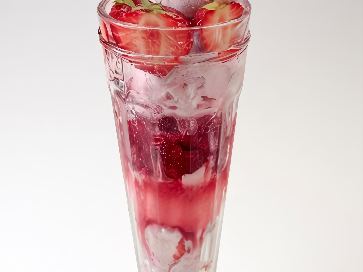 Strawberry and Raspberry Sundae