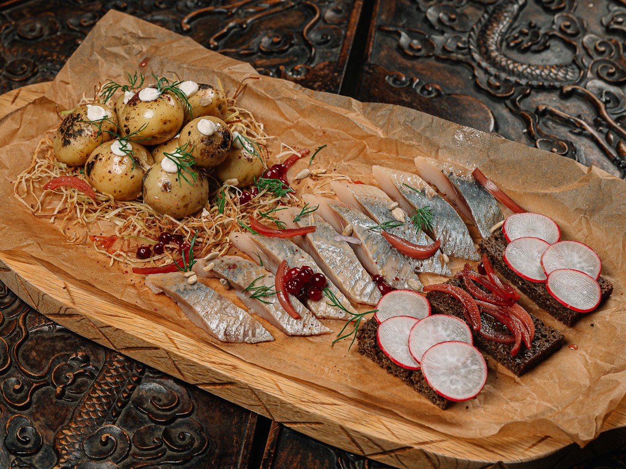 Herring with Hot Potatoes