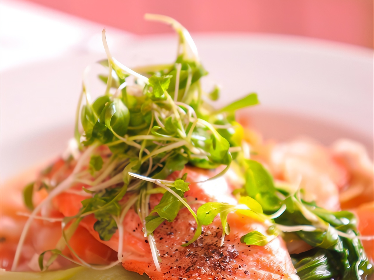 Salmon in Ginger Marinade
