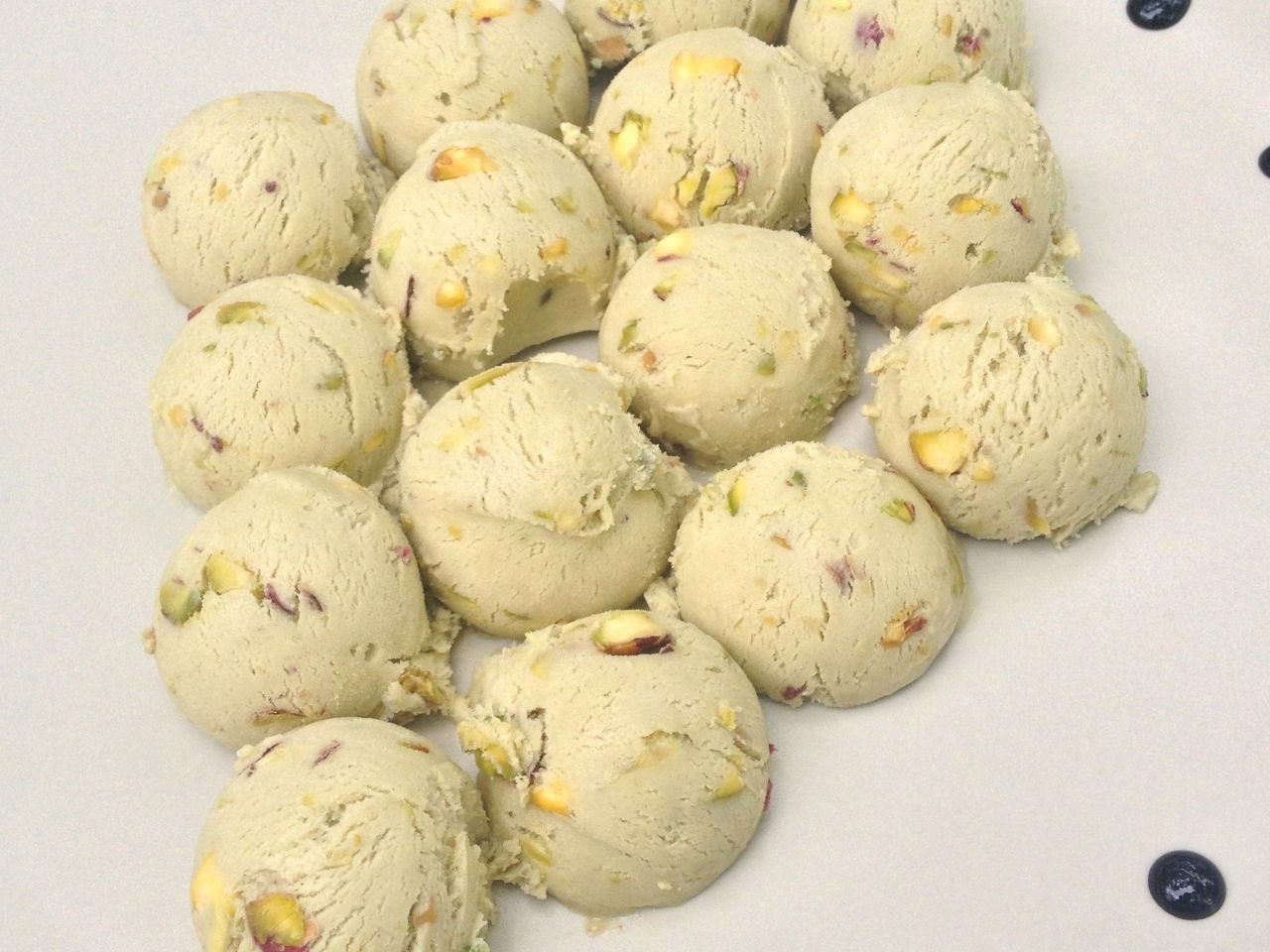 Semifreddo with Pistachios and Balsamic Cream