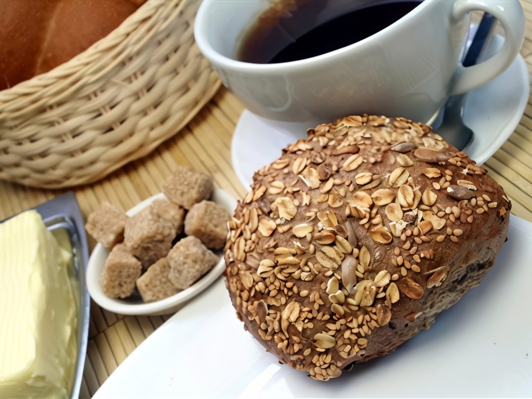 Gray Bread with Seeds