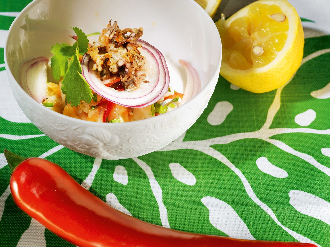 Mackerel and Salmon Ceviche