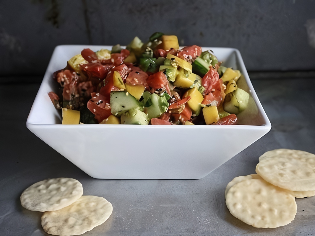 Ceviche of Lightly Salted Salmon