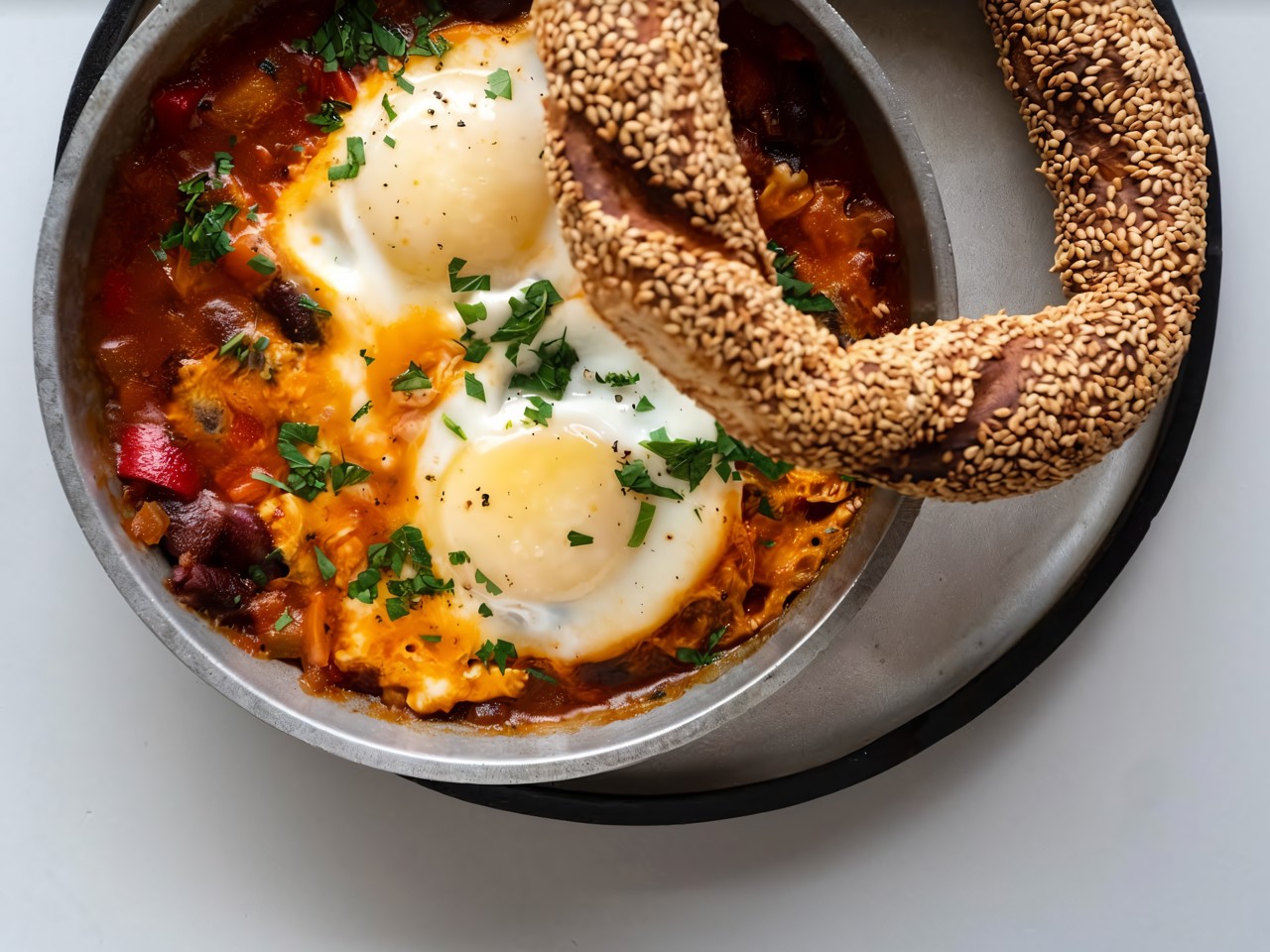 Shakshuka with Red Beans