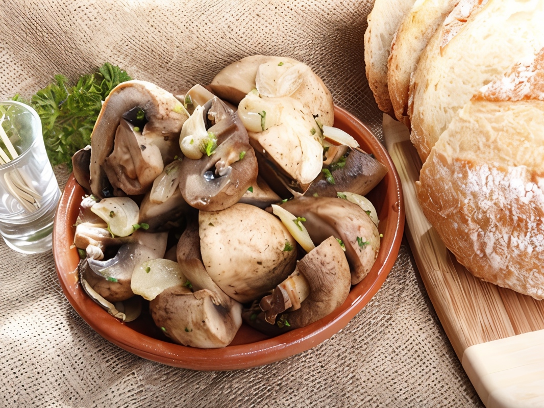 Greek-Style Mushrooms
