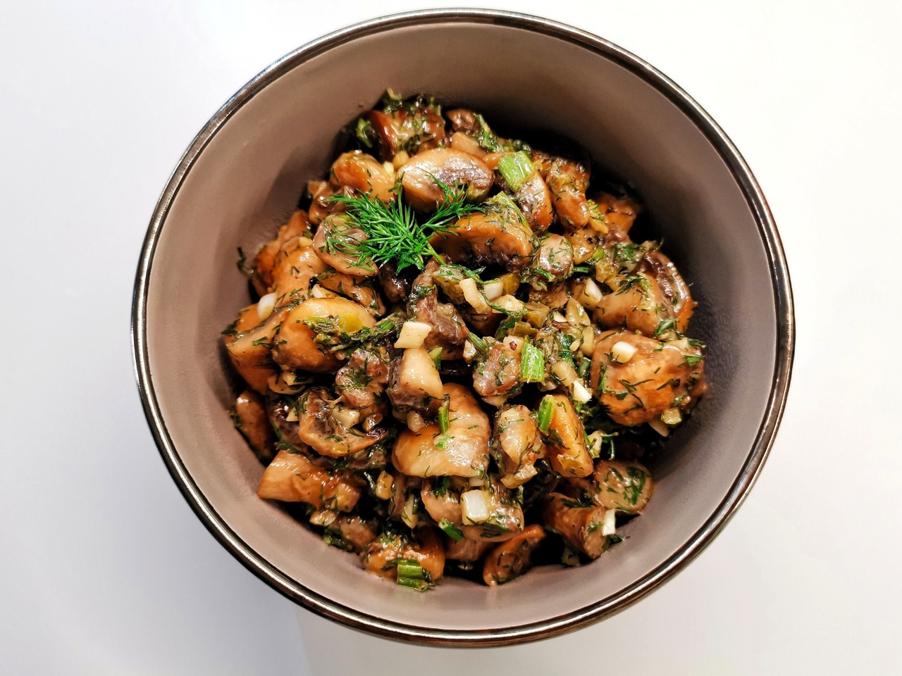 Mushrooms with Garlic and Jalapeño