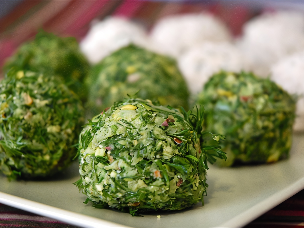 Broccoli Balls with Pistachios