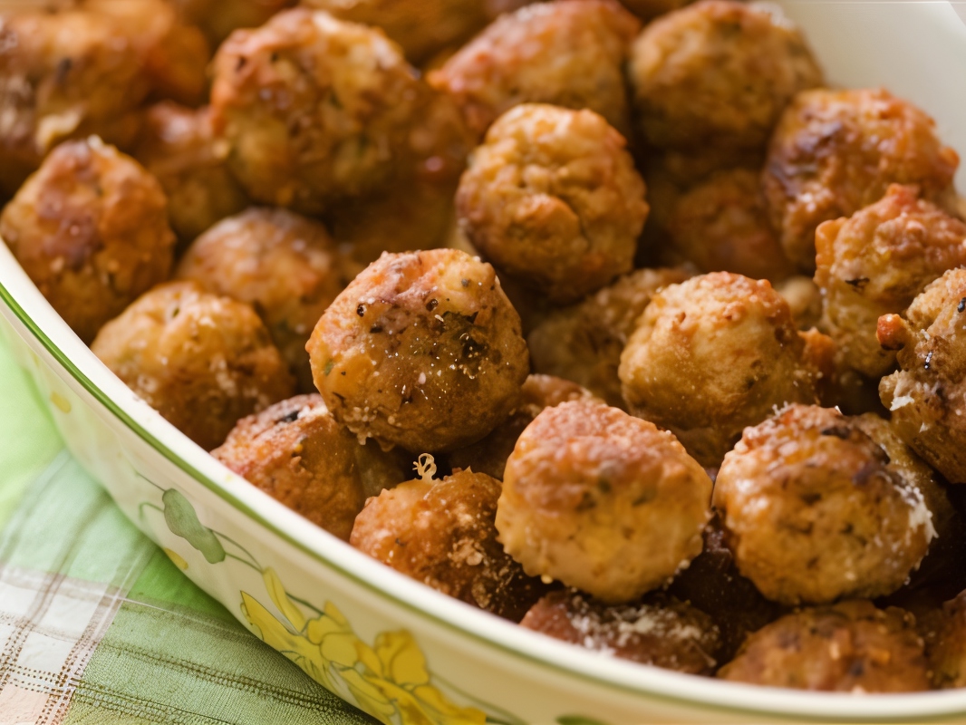 Beef Balls with Soft Cheese