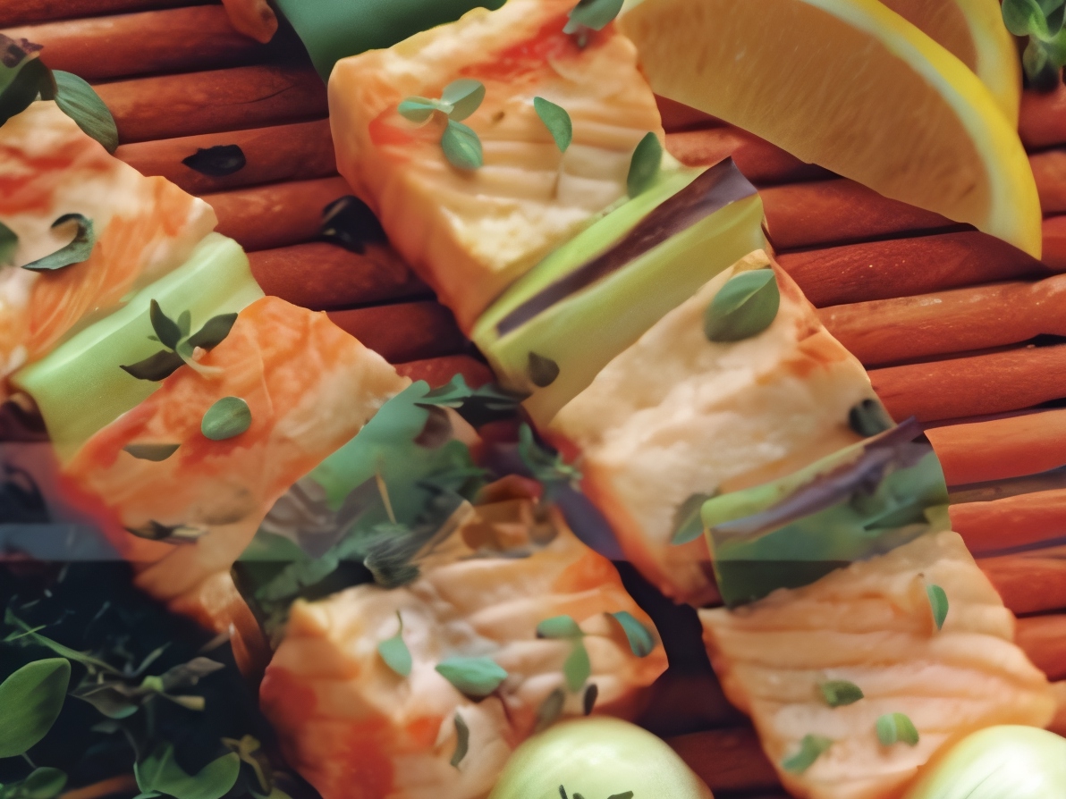 Norwegian Salmon Shashlik