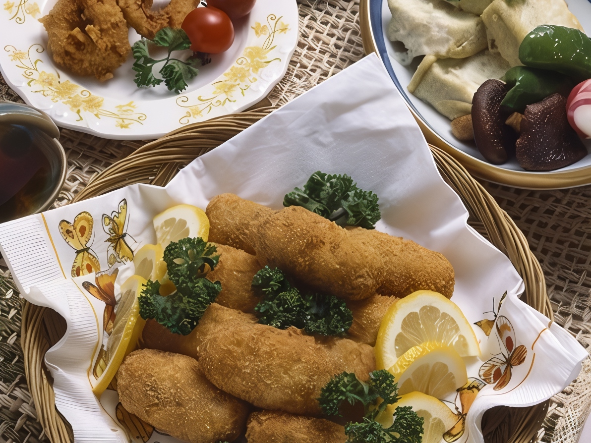 Squid Skewers with Parmesan Crust