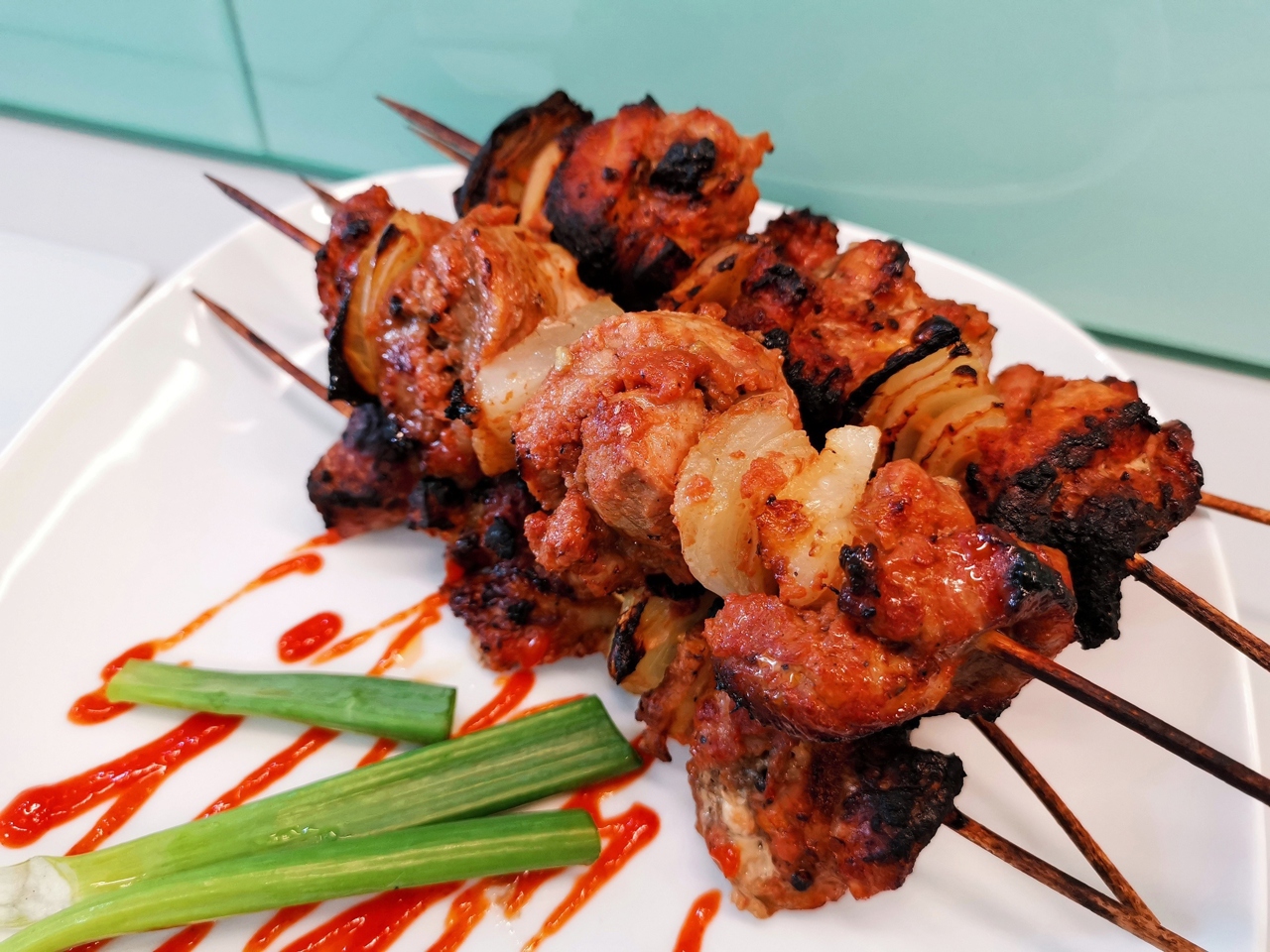 Pork Shashlik in the Oven