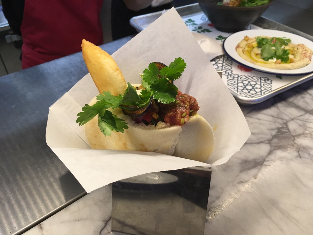 Shawarma with Arabic Salad
