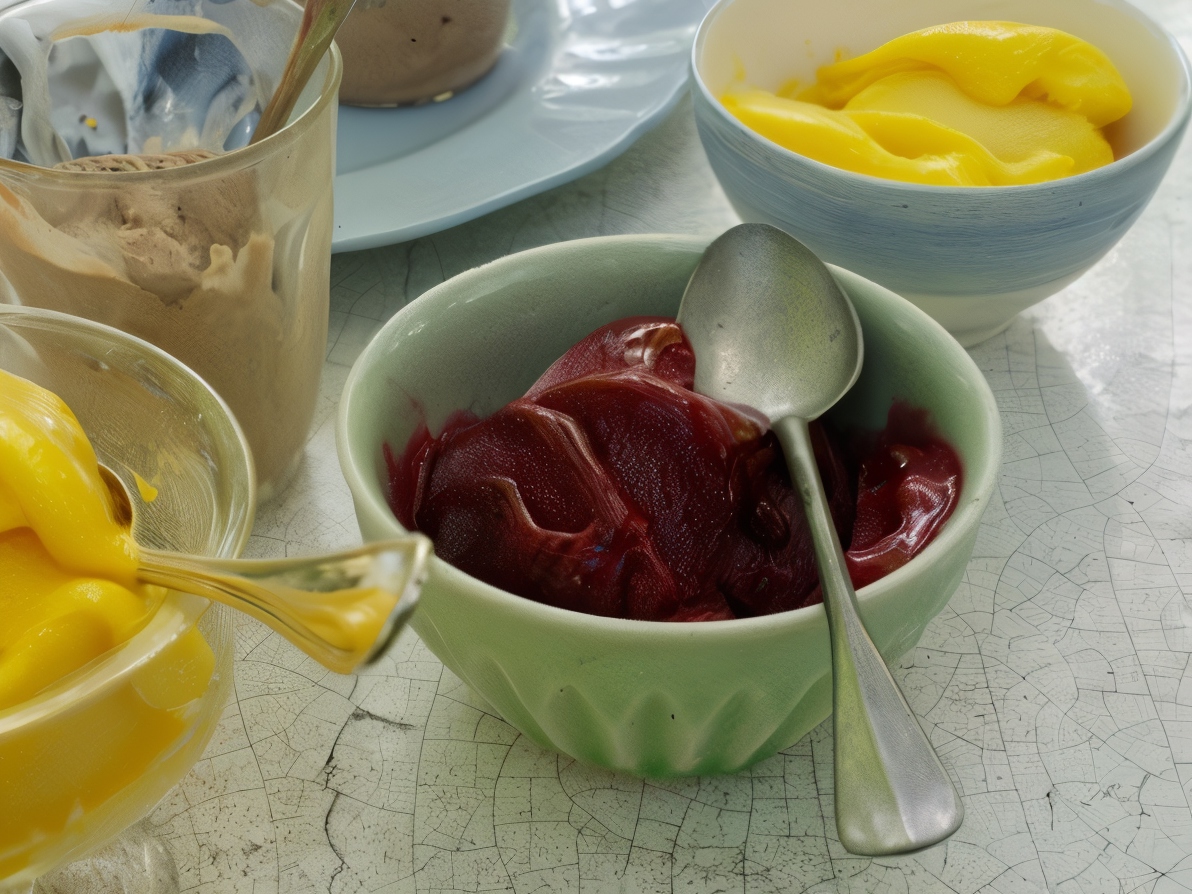 Prune and Armagnac Sorbet