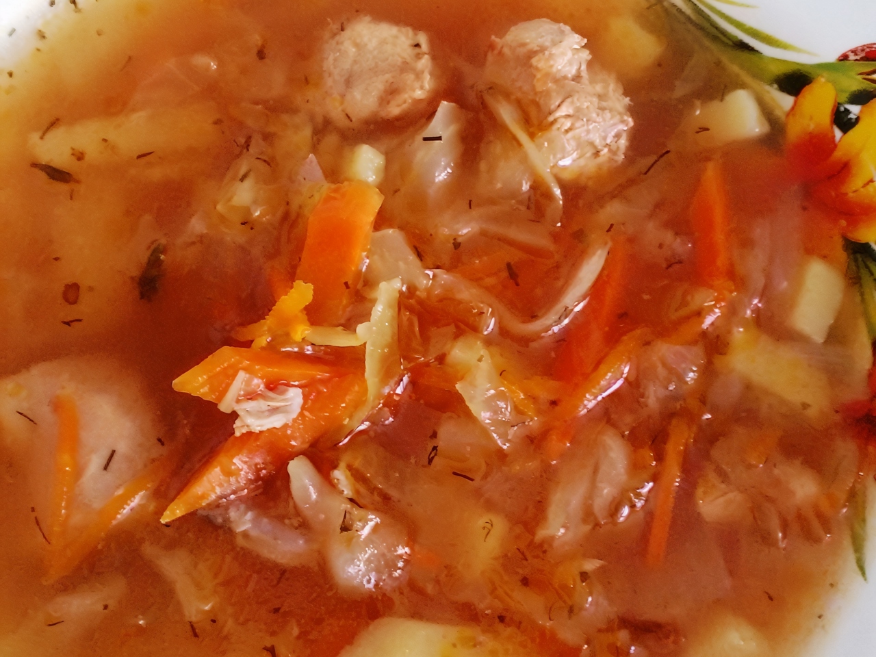 Cabbage Soup with Greens