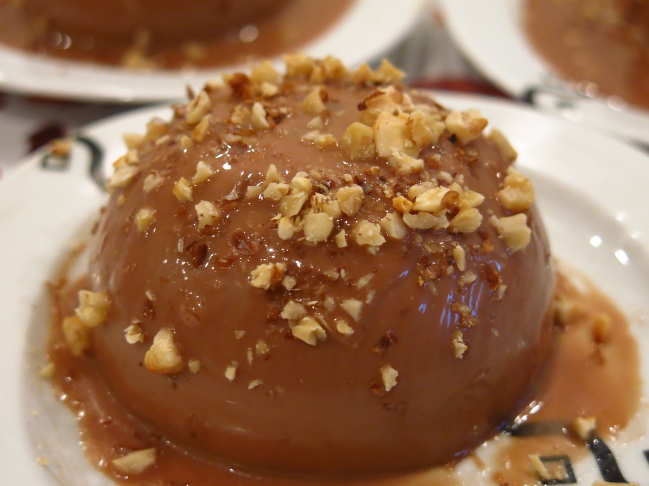 Chocolate Panna Cotta with Lemon Zest