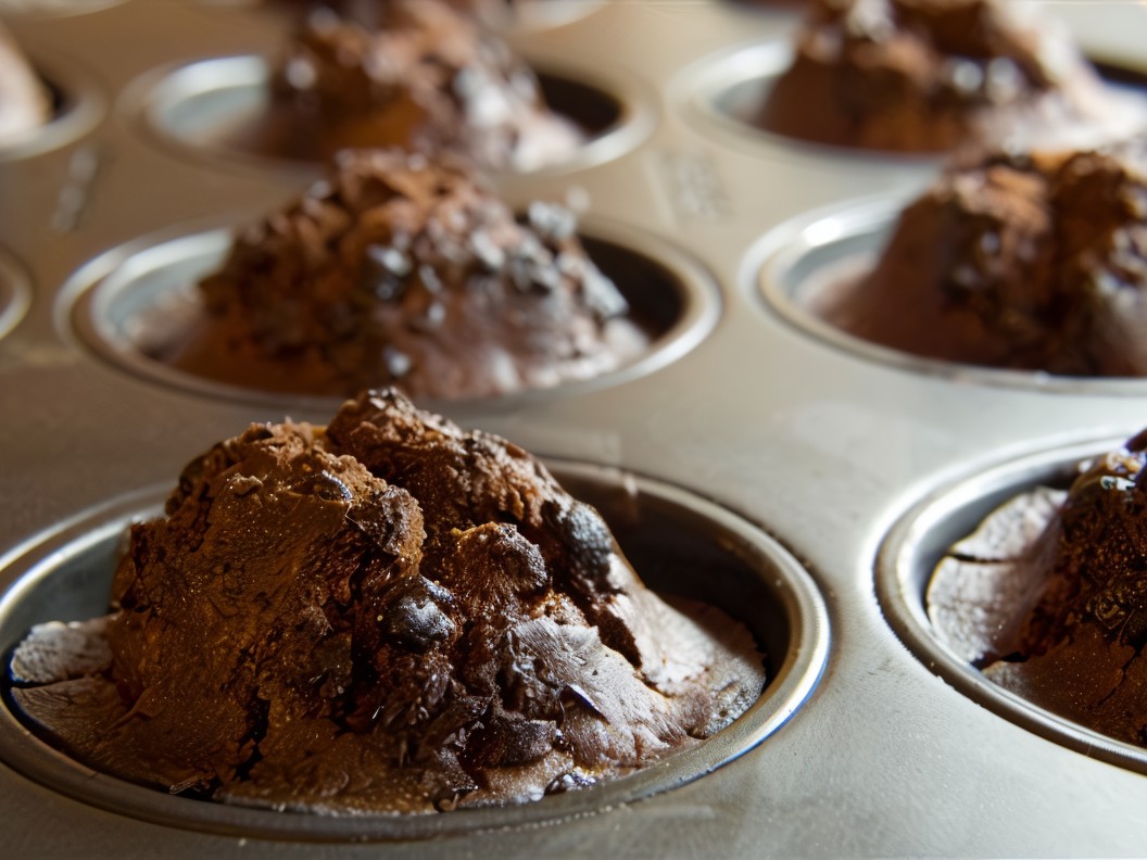 Chocolate Blueberry Muffins