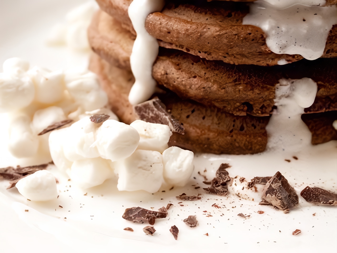 Chocolate Pancakes Without Oil
