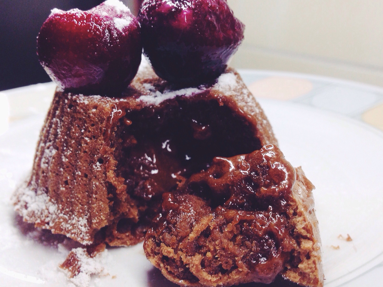 Chocolate Fondant with Berries