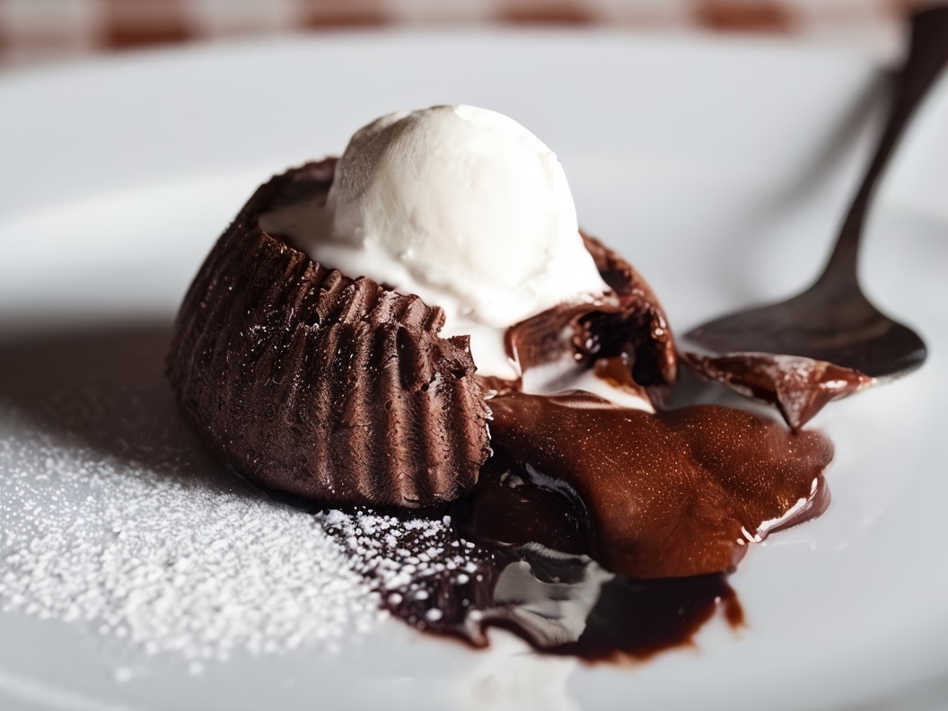 Chocolate Fondant with Starch