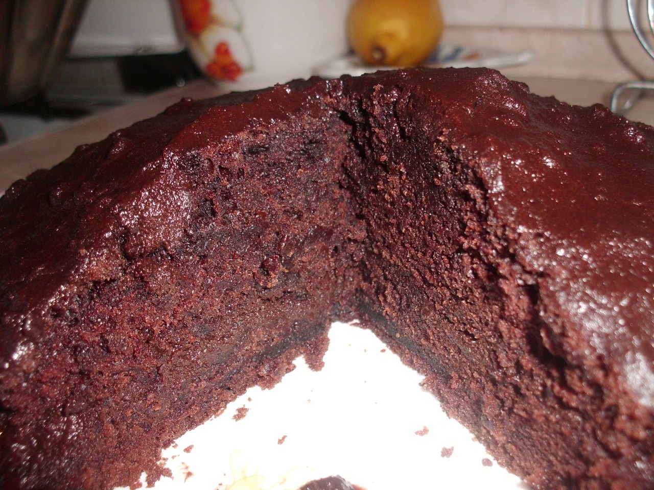 Chocolate Cake with Cream