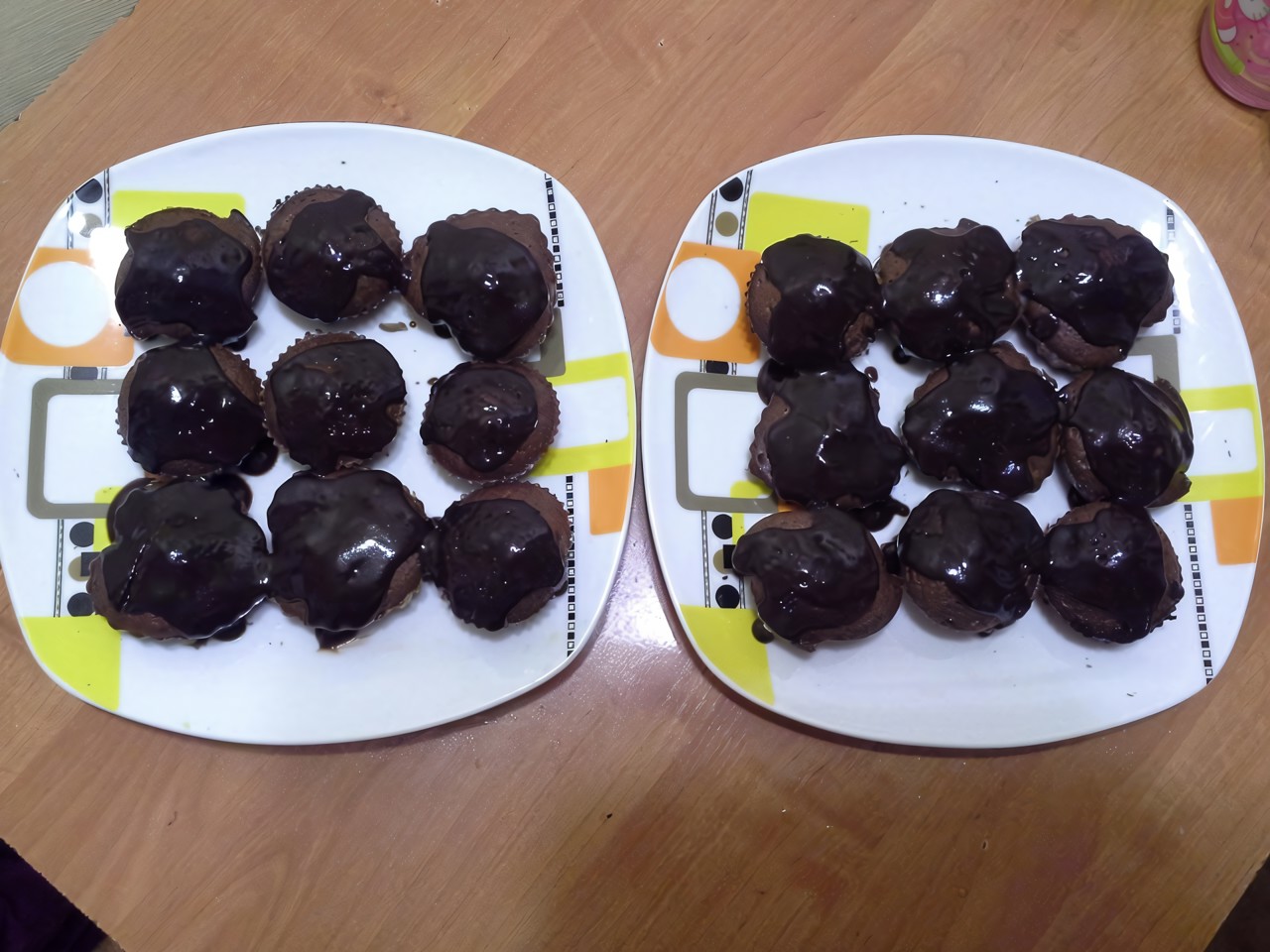 Chocolate Cake with Chocolate Sauce