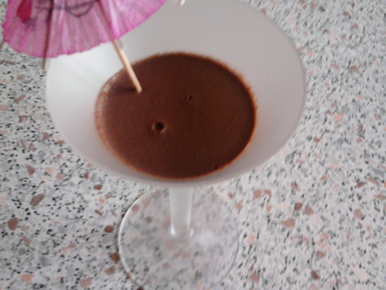 Chocolate Mousse with Gelatin