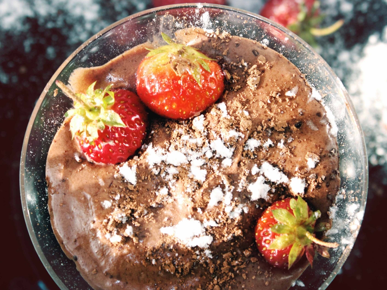 Chocolate Mousse with Cream