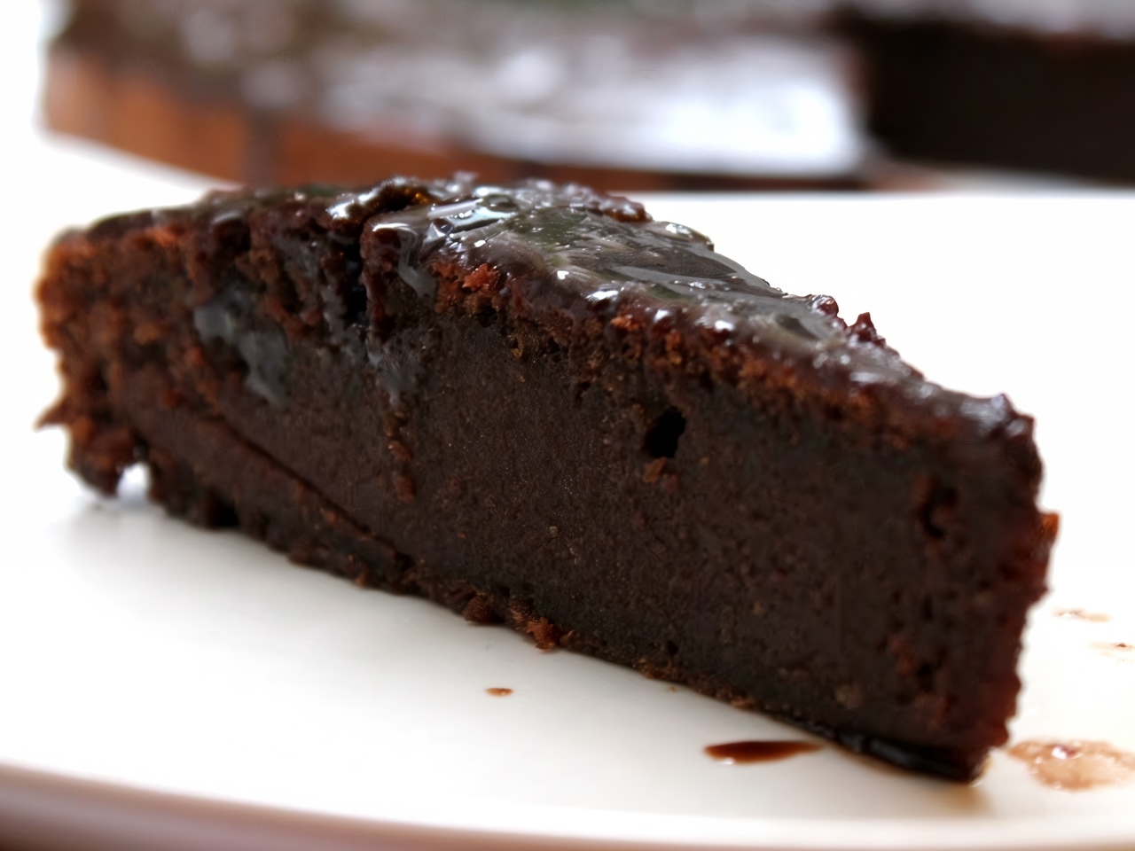 Chocolate Cake Under Chocolate