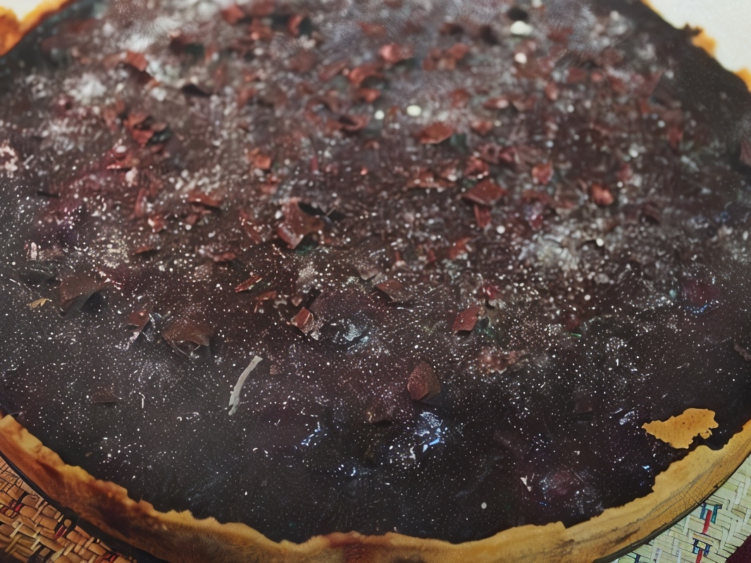 Chocolate Tart with Cherry