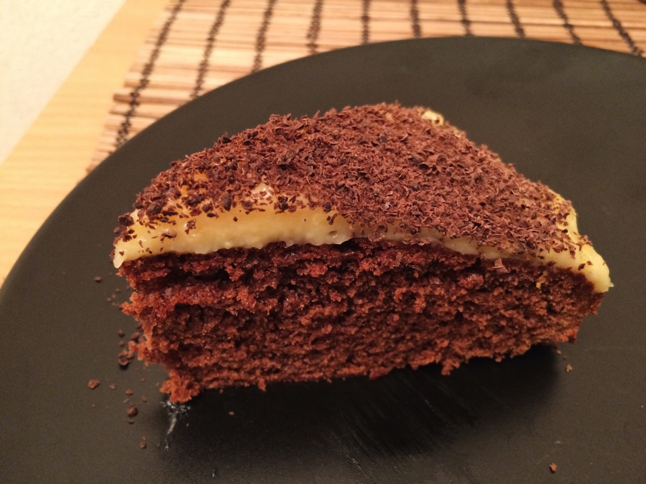 Chocolate Cake with Orange Cream