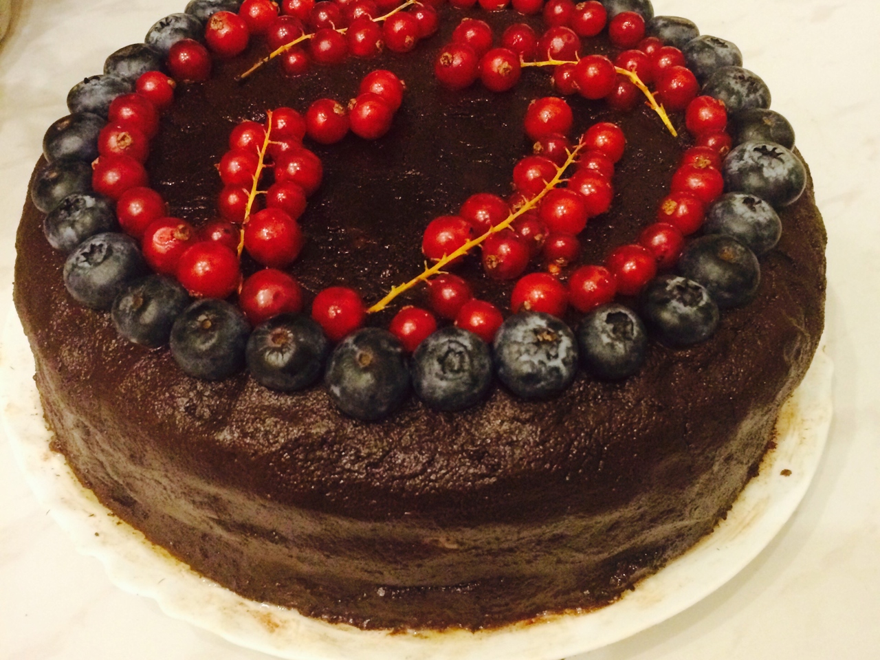 Chocolate Cake with Mascarpone