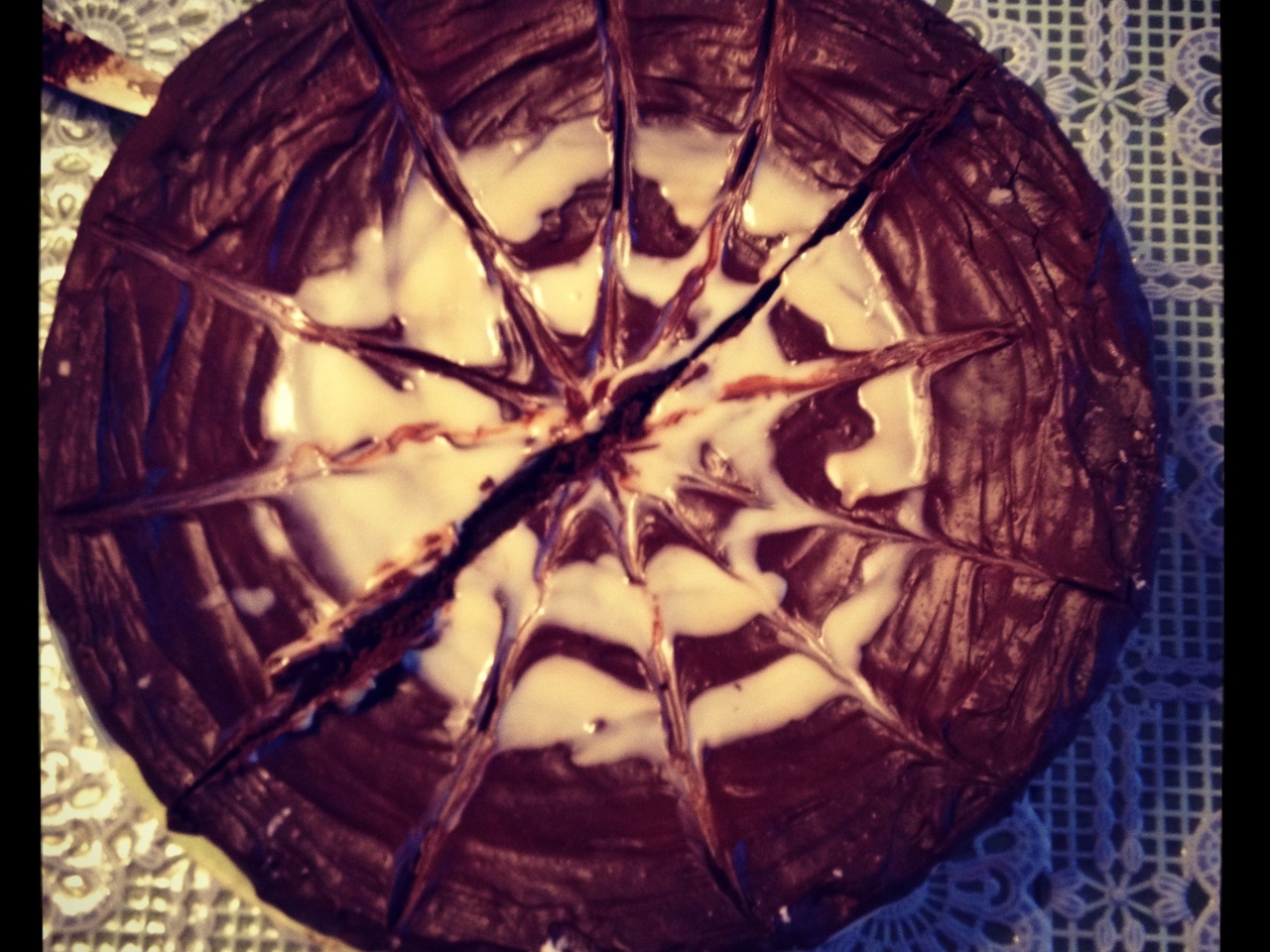 Chocolate Cake with Chocolate Cream