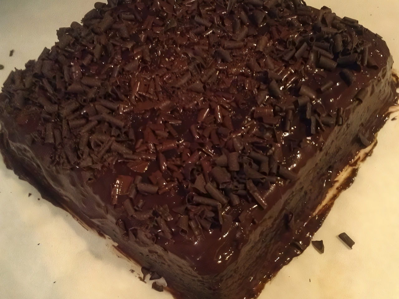 Chocolate Cake with Glaze