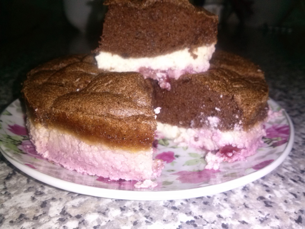 Sugar-Free Chocolate Cottage Cheese Cake