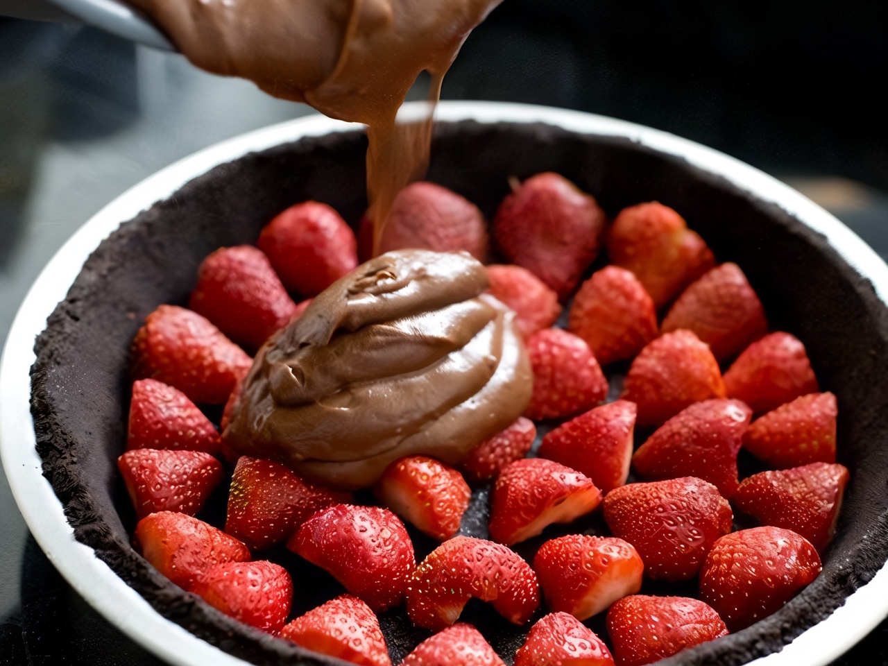 Chocolate Strawberry Cake