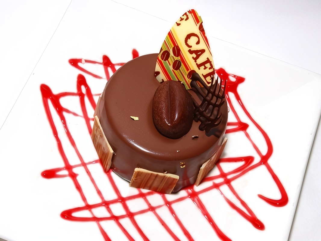 Chocolate-Coffee Pastries with Glaze