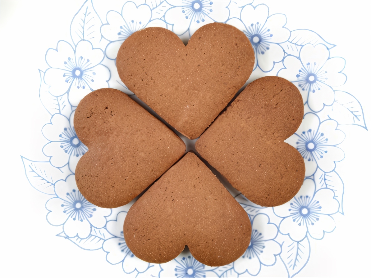 Chocolate Marzipan Hearts