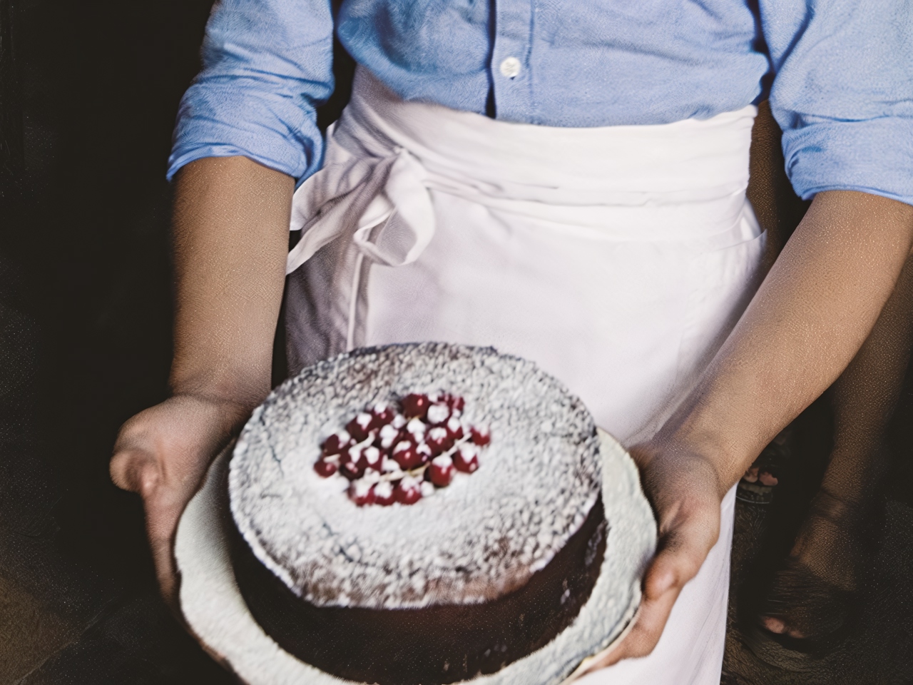Chocolate Pie with Sea Salt