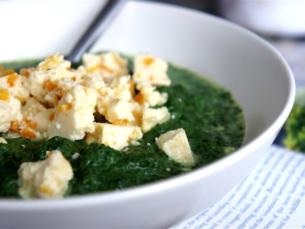 Spinach with Croutons